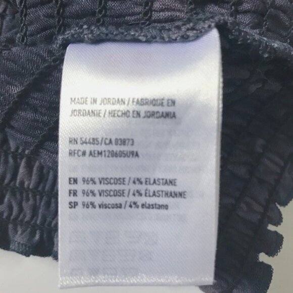 AE Soft & Sexy Off Shoulder Ruffle Tie Dye elasticized Crop top - Picture 6 of 7